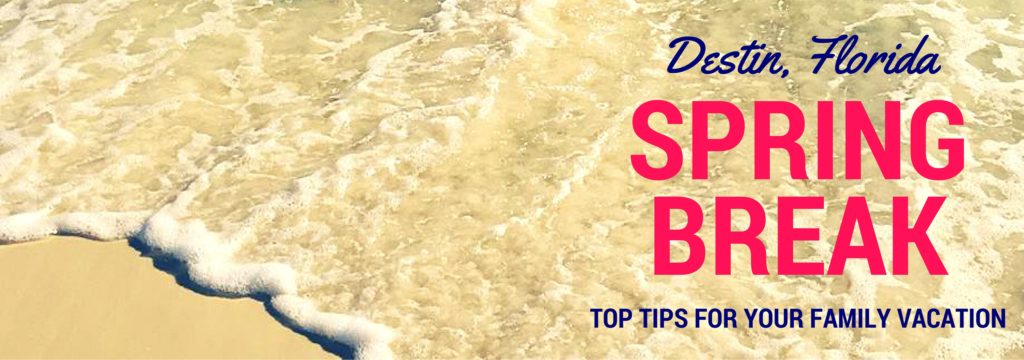 Destin FL spring break graphic