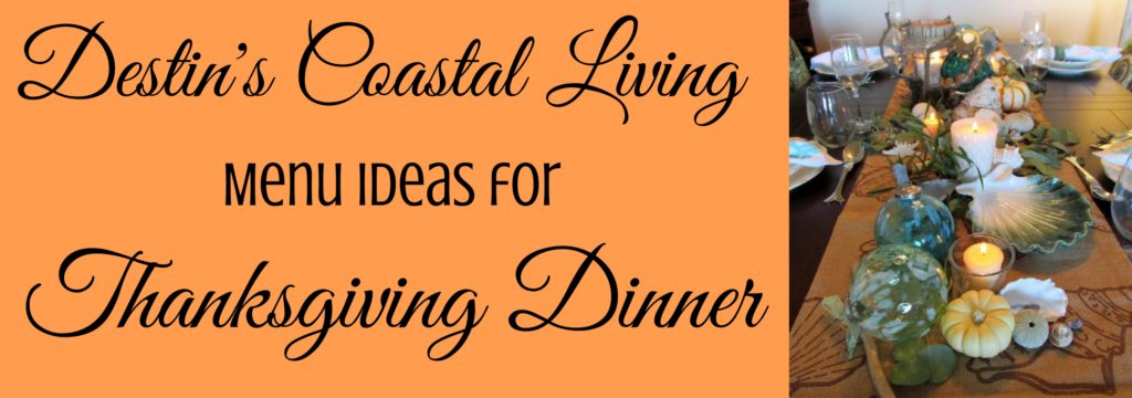 Destin FL coastal living Thanksgiving graphic