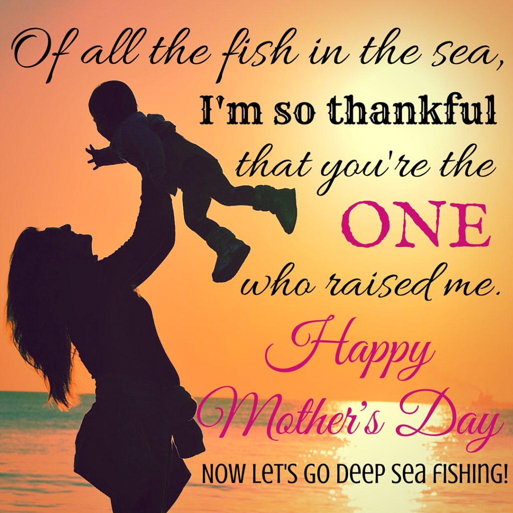 mothers day deep sea fishing ad