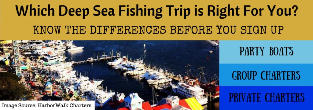 The Differences Between Party Boats Group Charters and Private Charters